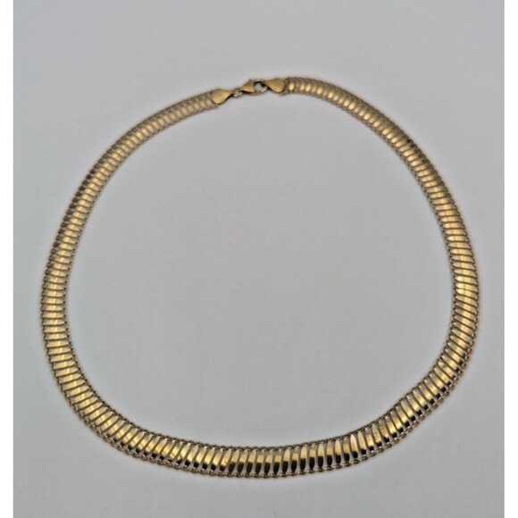 JCM Sterling Silver 925 Vermeil Wispy Liquid Lightweight Chain Necklace 20" - Picture 5 of 12